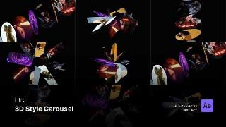 Intro Opening Video-3D Style Carousel After Effects Template-58274519