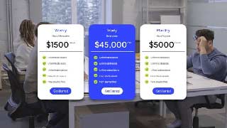 Infographic Pricing Plan widget-58293823