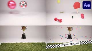 3D Sport Attributes Scene for After Effects-58307192