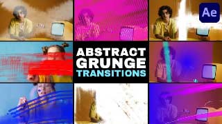Abstract Grunge Glitch Seamless Transitions After Effects-58307883