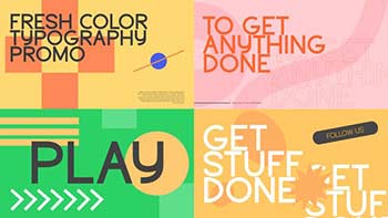 Fresh Color Typography Promo-34577015