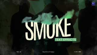 Smoke Text Animation-58310504
