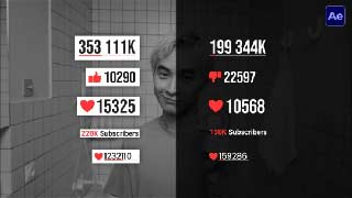 Social Media Counter AE