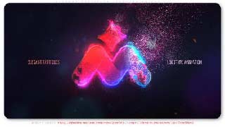 Elegant Particles Logotype Animation