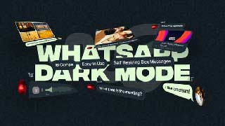Whatsapp Messages Dark Mode-58345613