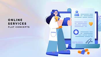 Online services-Flat Concepts-34594667