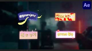 Neon Lower Thirds After Effects-58397704