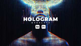 Hologram Overlays Motion Graphics Toolkit for After Effects 4K HD Portrait Square-58403352