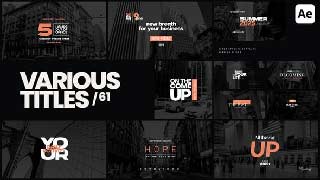 Various Titles 61-58406007