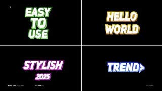 3D Text Animation AE-58423353
