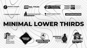 Minimal Lower Thirds-34600257