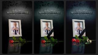Funeral Flower Card Vertical Stories Opener for Social Media-58608500
