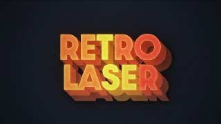 Retro Laser Titles-58795478