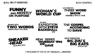 Typography Titles AE-58818680