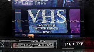 Procedural Distortion Effects For After Effects VHS Overlays VCR Retro CRT Old TV Filters-58842176