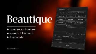 Animated Typeface-Beautique Display-58903199