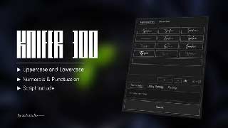 Animated Typeface-Knifer 300-58913713
