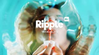 Ripple Transitions – Caustics-Powered Water Ripple Pack for After Effects CC2020 No Plugins-58930688