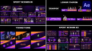 ESports Gaming CyberSport Broadcast Package for After Effects-58966532