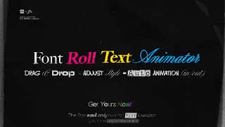 Font Roll Text Animator A New Way To Animate Type In After Effects-59005574