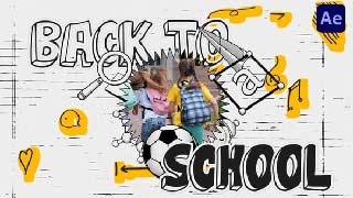 3D Sketch School Time Intro-59005747
