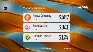 Glass Infographic Widget-59016756