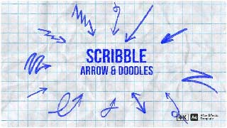 Scribble Arrows Doodles Hand-Drawn Animated Pack-59032706