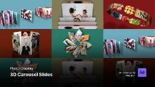 Photo Display-3D Carousel Slide After Effects Project Files-59043095