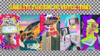 Surrealistic Transitions and Vertical Stories Pack-59062259