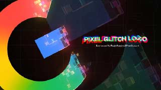 Pixel Glitch Logo Reveal-59062892