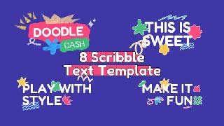 Scribble Text Animation-59091546