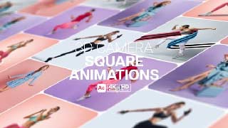 3D Camera Square Animations-Dynamic Camera Moves for Motion Projects-59107896