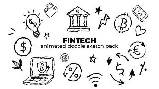 Fintech-Animated Doodle Sketch Pack-59109210