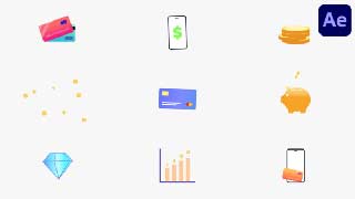 Modern Finance Icons for After Effects-59155966