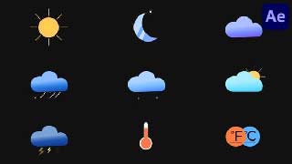 Weather Forecast Icons for After Effects-59156860