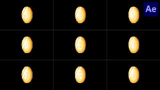 Animated Currency Coin Symbols for After Effects-59156919