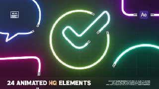 Animated Neon Frames Icons-59174265