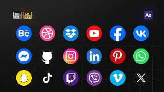 Animated Social Media Icons-59177930