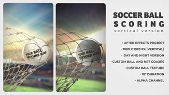 Soccer Ball Scoring Logo Reveal Intro-34615444