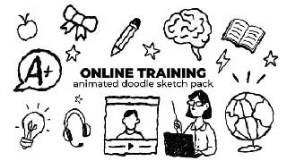 Online Training-Animated Doodle Sketch Pack-59269779