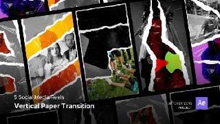 Transitition-Vertical Paper Transition After Effects Project Files-59277096