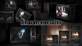 Vintage CRT Screen Logo Opener Vertical Version included-59341480