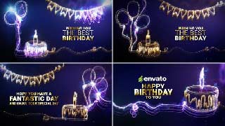 Birthday Celebration Intro Happy Birthday Wishes-61086930