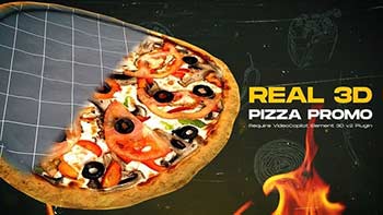 Real 3D Pizza Modern Promo-34630592