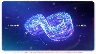 Holo Lines Technology Logo Reveal-61564504