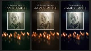 Funeral Biography Vertical Stories Opener for Social Media-58608542