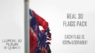 Real 3D Flags pack-5676871