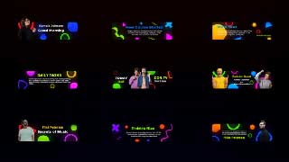 Glow Name Tag Photo Lower Third-57125010