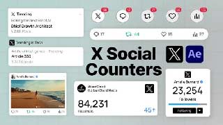 X Number Counters UI Elements-60799188
