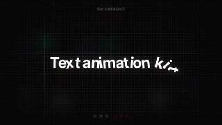 Text Animation Kit AE-61810734
